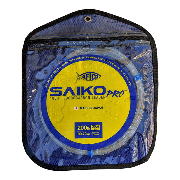 Saiko Pro 100% Fluorocarbon Leader, 35 YD Coil